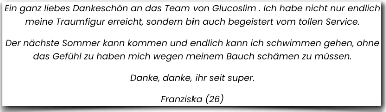 Glucoslim Erfahrungen Erfahrungsberichte Erfahrung